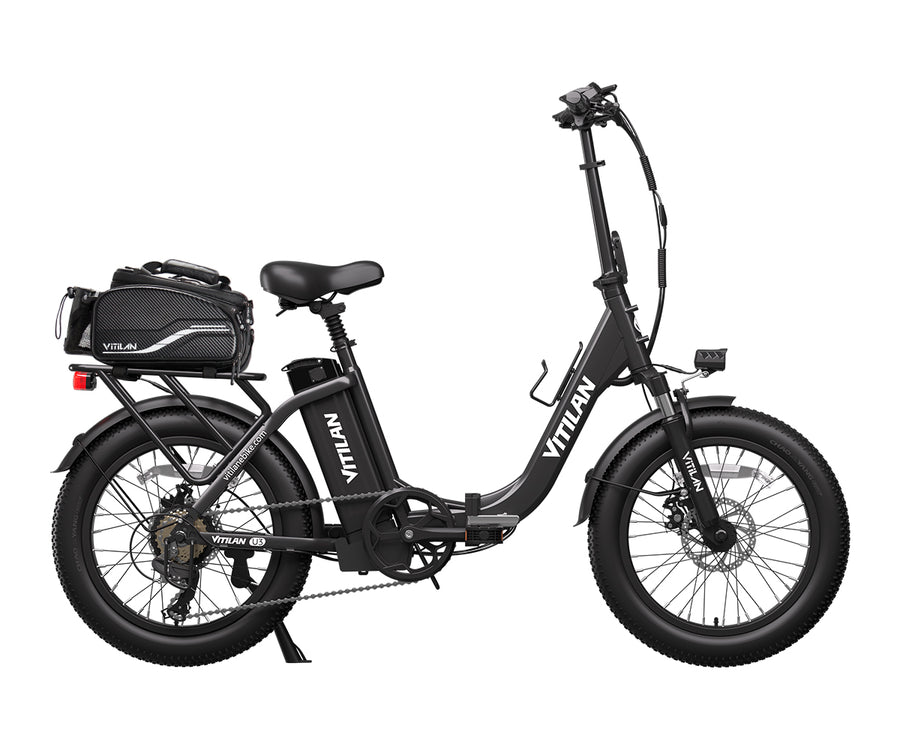 Vitilan U3 Full Suspension Foldable Fat Tire Electric Bike
