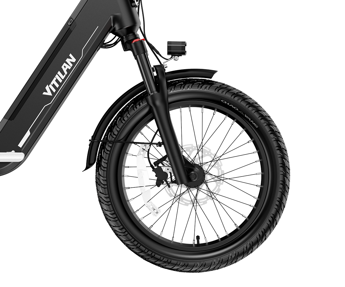Vitilan U9  20 × 3.0” Full Suspension Torque Sensor Foldable Electric Bike