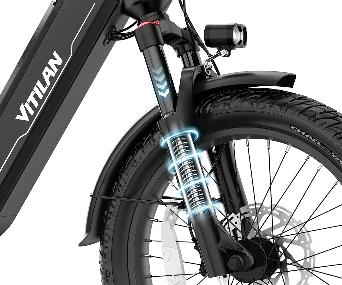 Vitilan U9  20 × 3.0” Full Suspension Torque Sensor Foldable Electric Bike