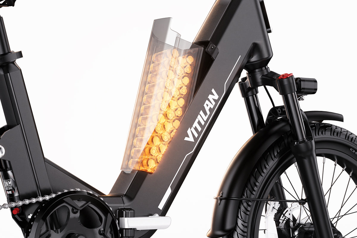 Vitilan U9  20 × 3.0” Full Suspension Torque Sensor Foldable Electric Bike