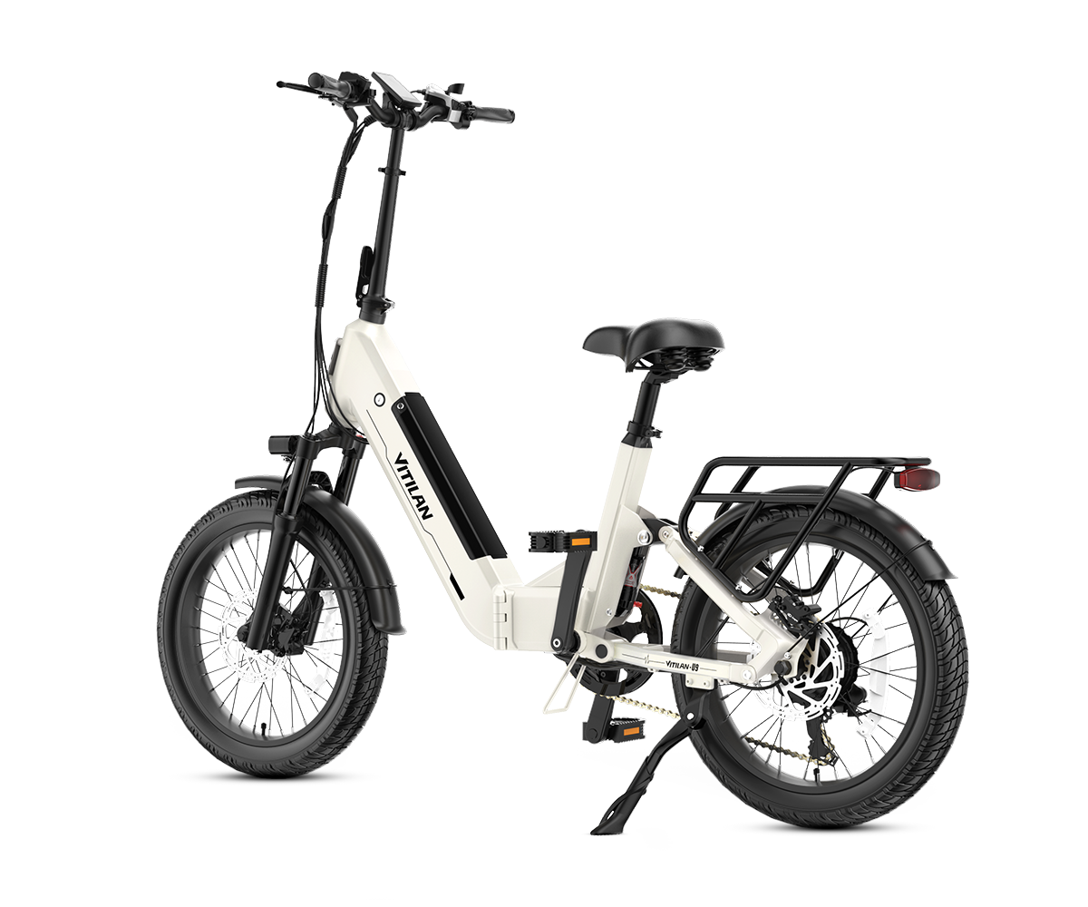 Vitilan U9  20 × 3.0” Full Suspension Torque Sensor Foldable Electric Bike