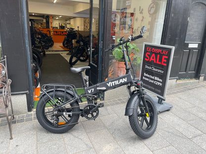 Vitilan V7 Foldable All-Terrain Fat Tyre Commuter Electric Bike
