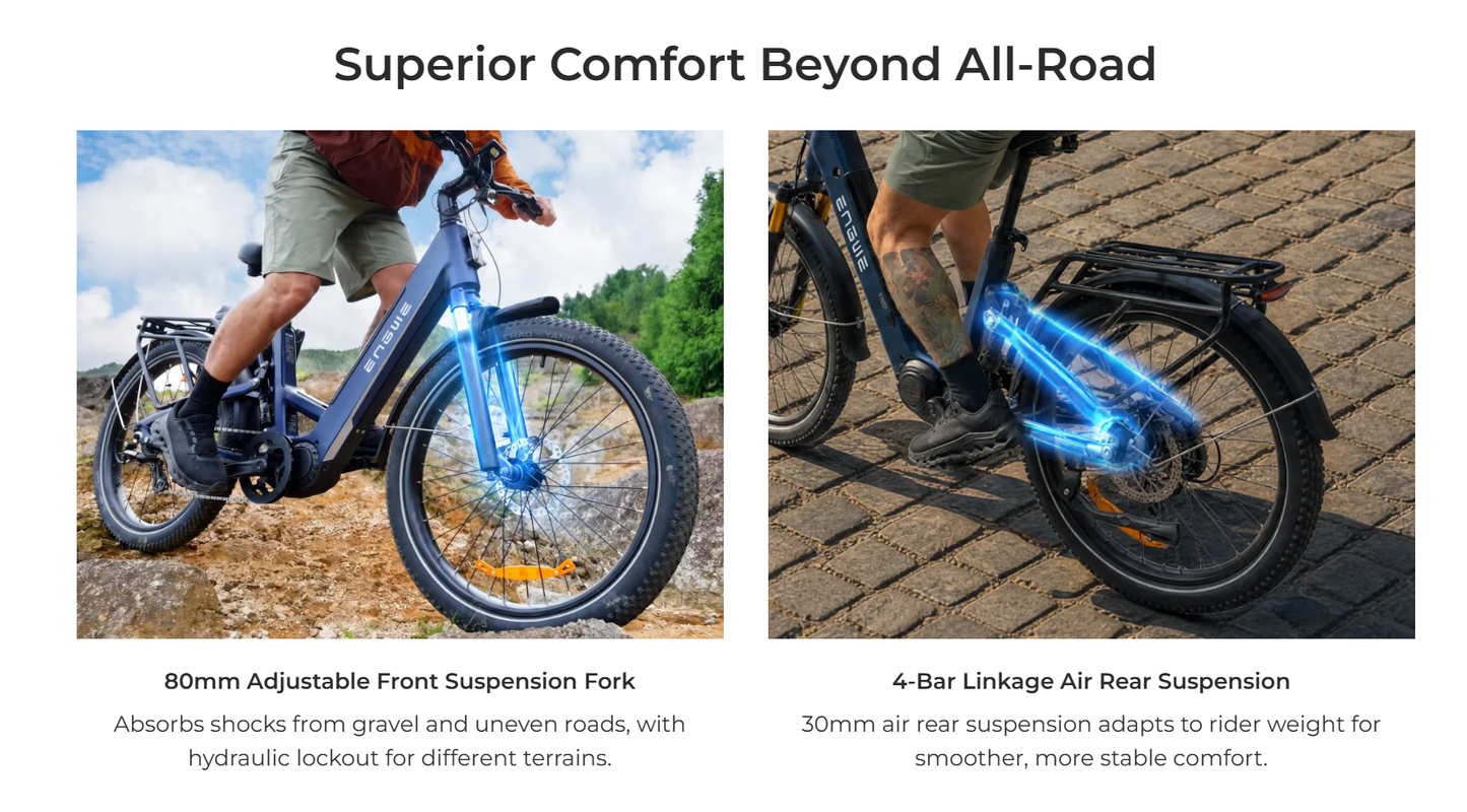 ENGWE E26 3.0 Mid-Drive Full Suspension Electric Bike(New Arrival)