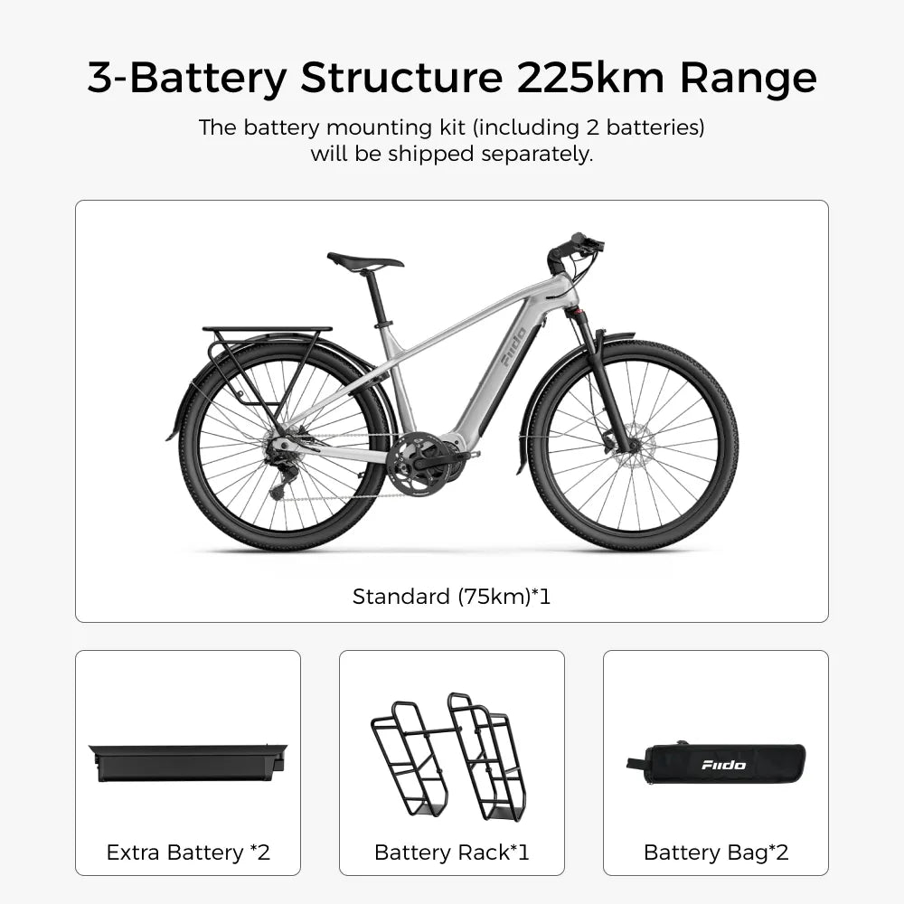 Fiido Nomads Pro 100Nm Mid-Drive Touring E-bike