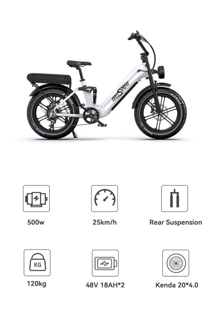 Onesport OT08 Fat Tire E-Bike