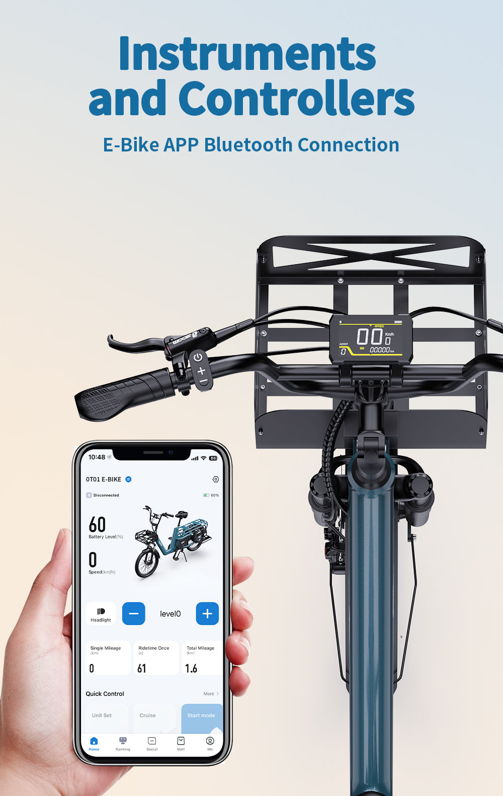 OneSport OT01 Longtail Cargo E-bike